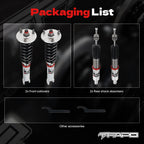 PF Custom 32-Way Adjustable Damping Coilover for Mercedes-Benz C-Class 4th Gen 2WD W205/S205/C205/A205 2014-2021 PF056330-CUSTOM