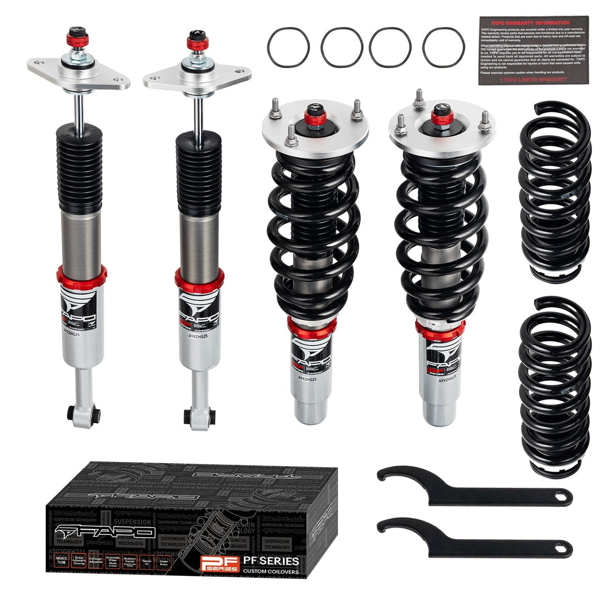 PF Custom 32-Level Damping Coilover for 2005-2023 Chrysler 300C / Dodge AWD LX/LD Platform PF069930-CUSTOM