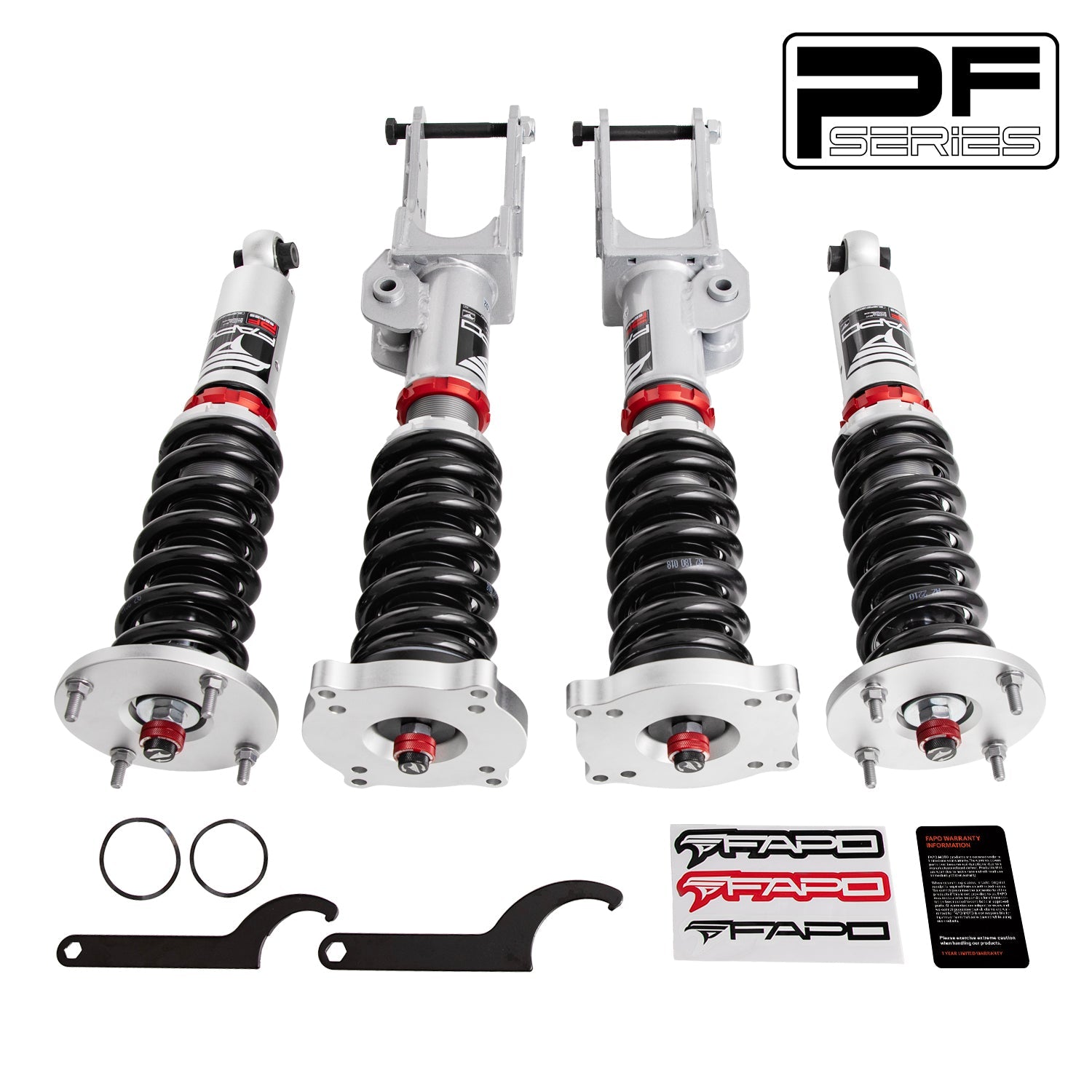 32-Level Damping Coilover For Volkswagen Touareg 1st Gen 7L 2002-2010 PF091930