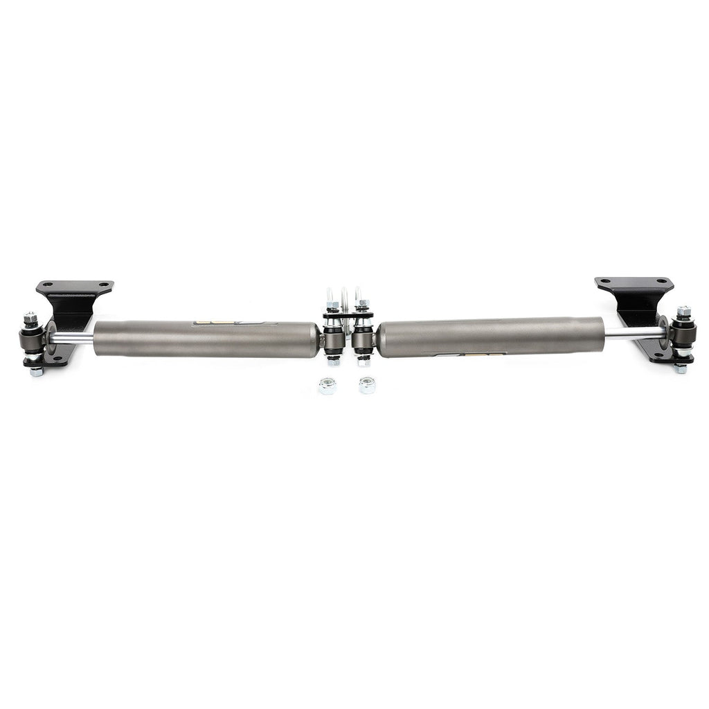 Dual Steering Stabilizer Kit for Ford F-250 / F-350 Super Duty 4WD 1999-2004, 2.0" Twin-Tube PJ067510