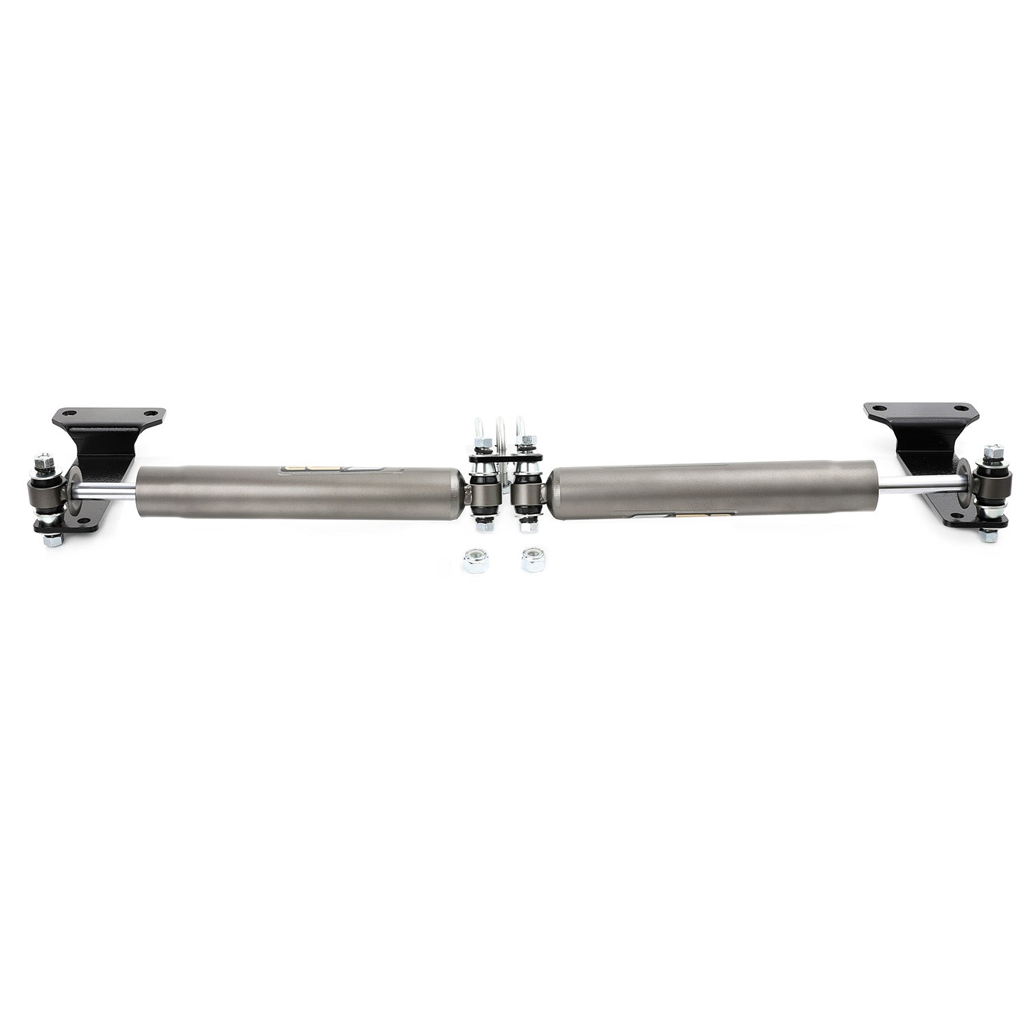 Dual Steering Stabilizer Kit for Ford F-250 / F-350 Super Duty 4WD 1999-2004, 2.0" Twin-Tube PJ067510