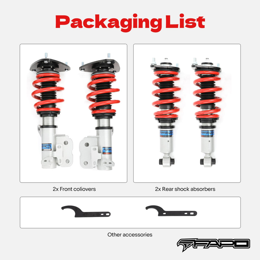 Coilover for Toyota 86/GT86/GR86 & Subaru BRZ 2012-2025 PS000410