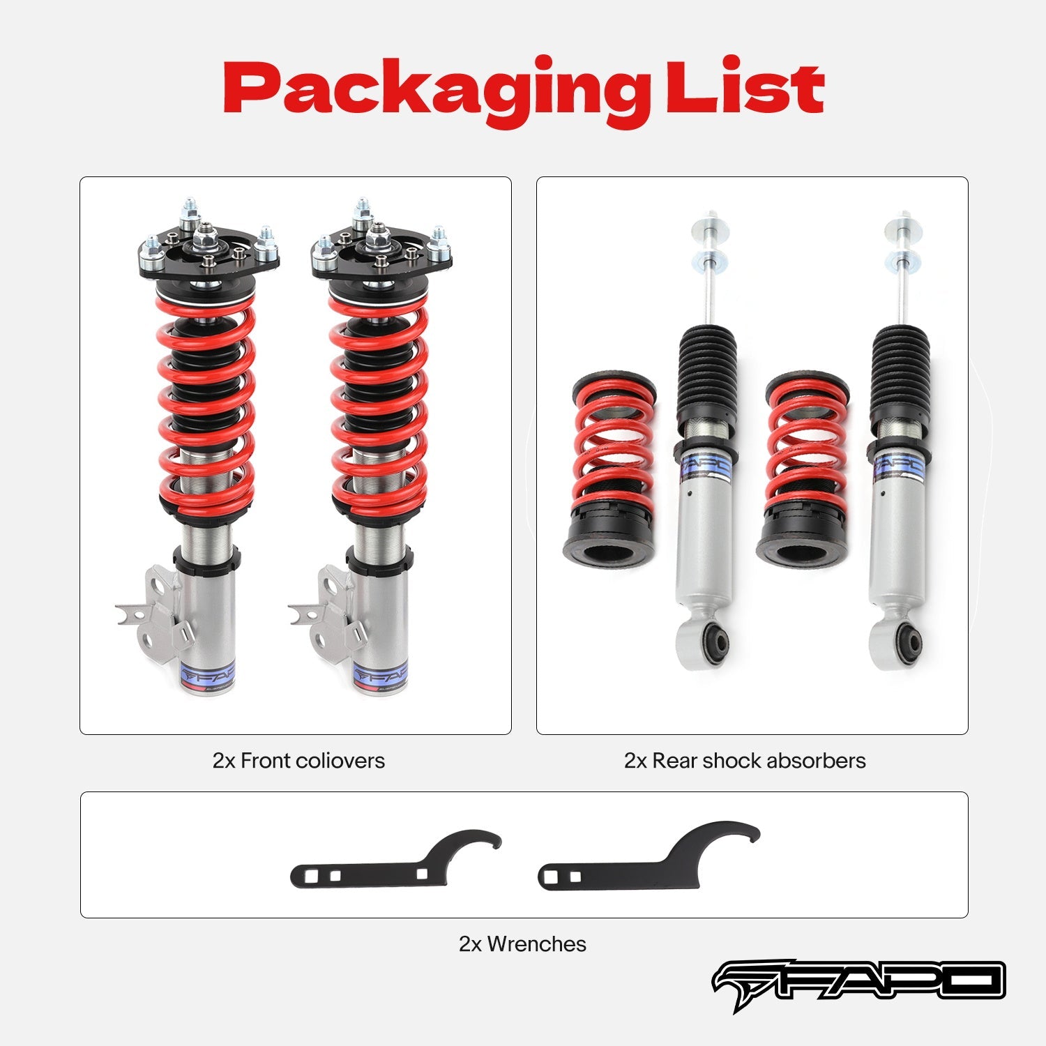 Coilover for Honda Civic 8th Gen FD/FA/FG 2006-2011 & Acura CSX PS002010