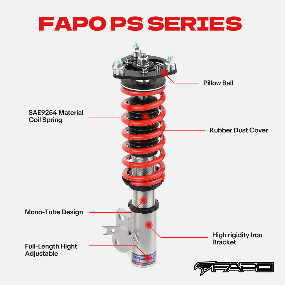 Coilover for BMW 1 Series F20/F21 2011-2019, 2 Series F22/F23 2014-2021 & 4 Series F32/F33/F36 2013-2020 (5-Bolt) PS086510