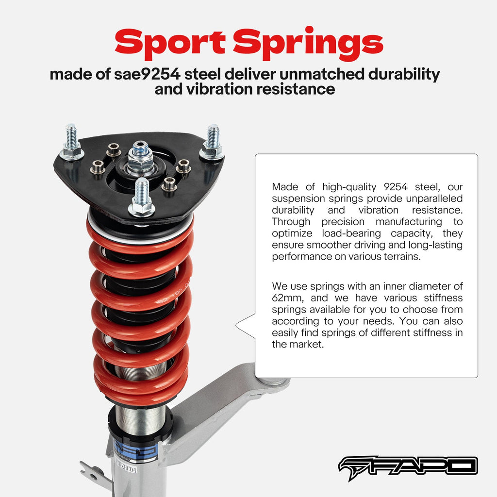 Coilover for Honda Civic & Si 2001-2005 EM2 EP3 and Acura RSX DC5 2002-2006 PS002110