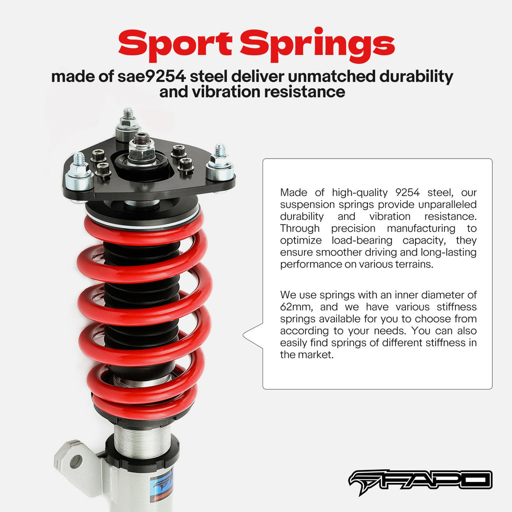 Coilover for VW Golf MK7/MK8 2012+, Jetta 2019+ and Audi A3/S3/TT MQB PS004810