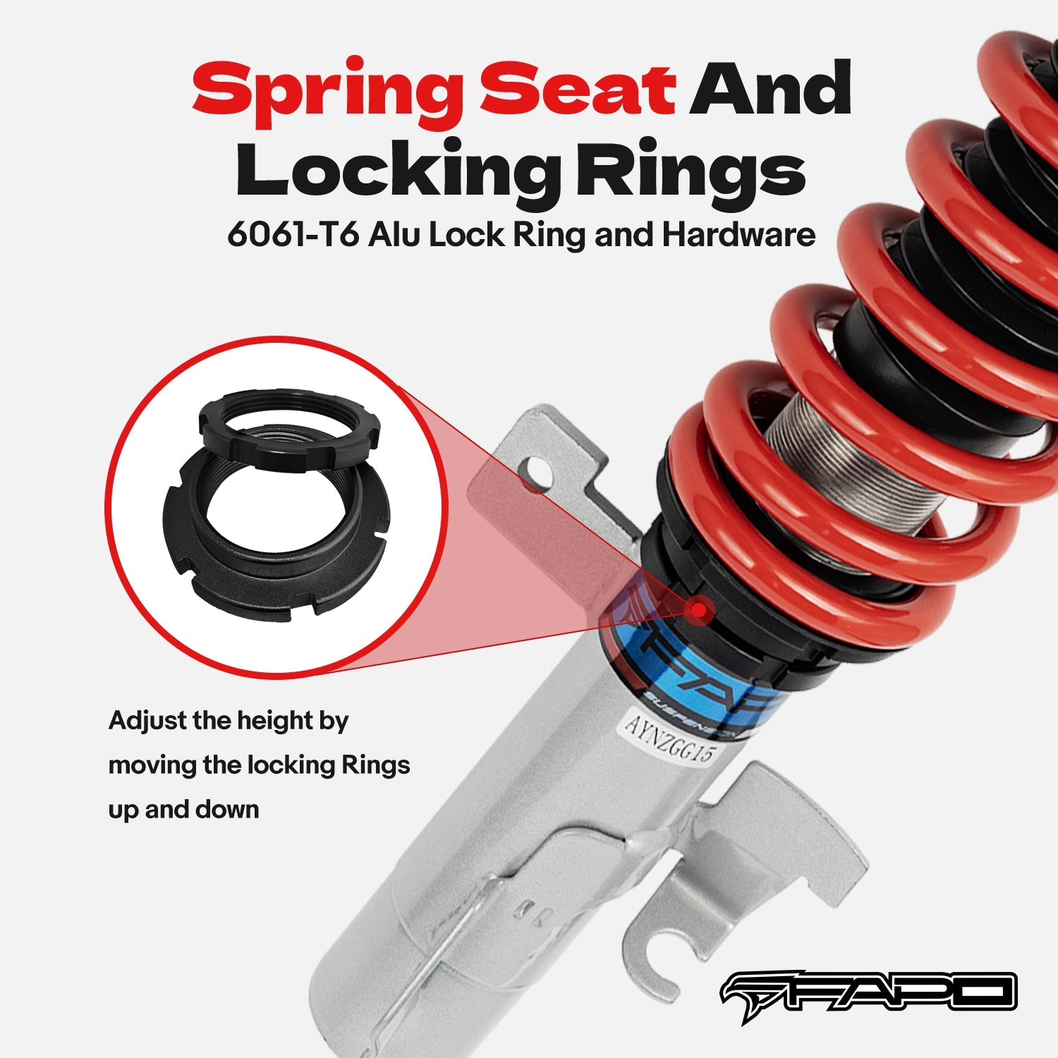 Coilover for Mazda 3 BK 2003-2013, Ford Focus 2005-2014 & Volvo S40 2004-2012 PS007910