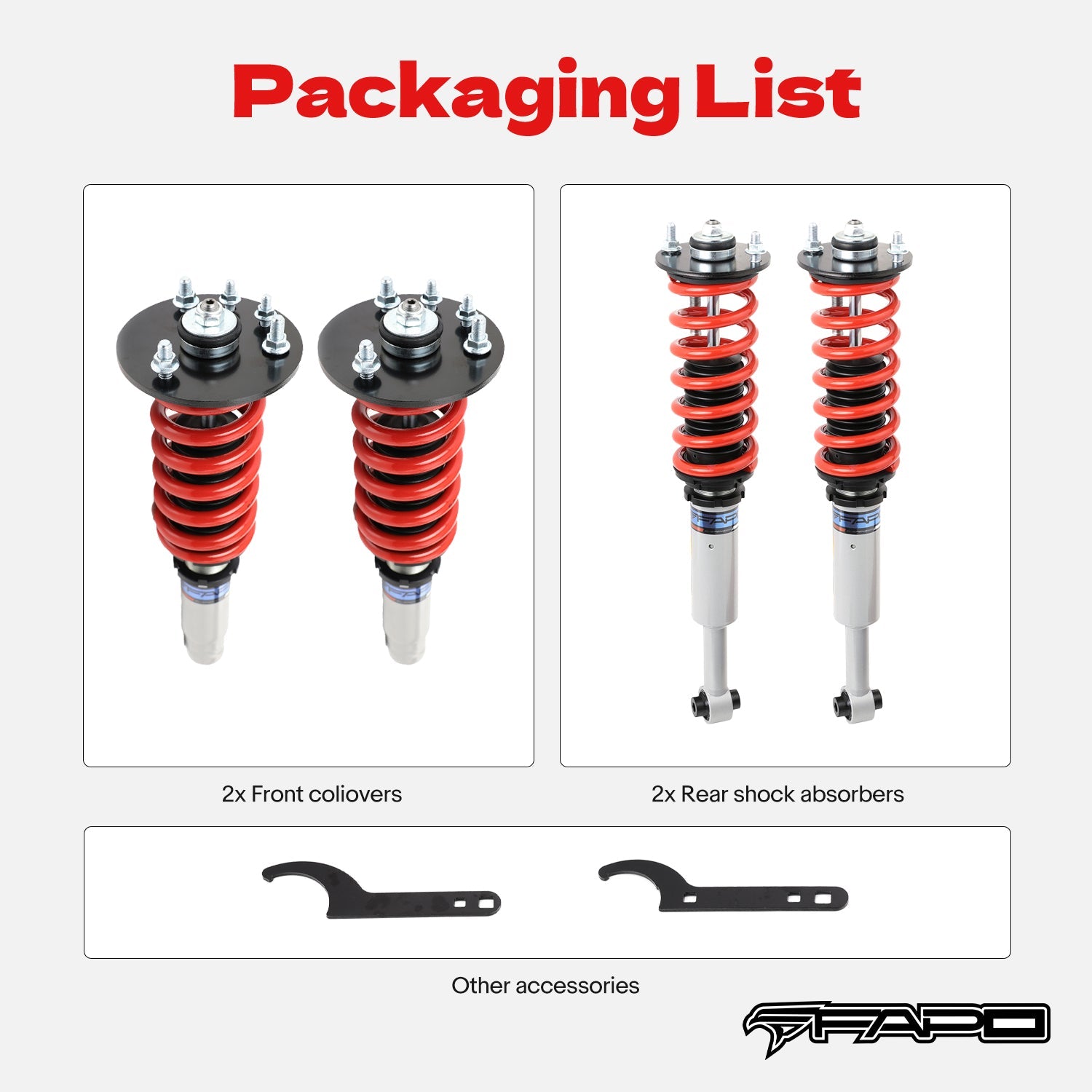 Coilover for Honda Accord 1998-2002, Acura CL 2001-2003 & Acura TL 1999-2003 PS012110