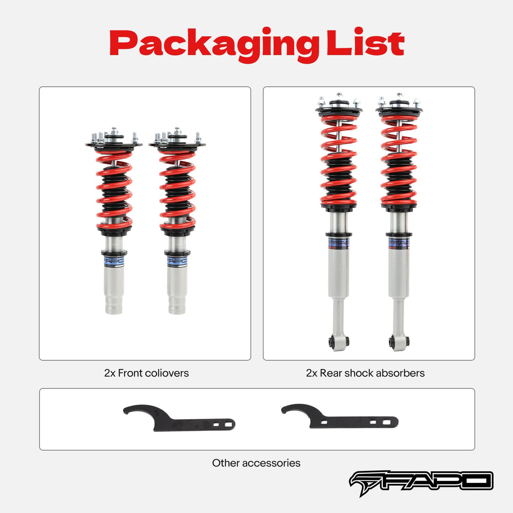 Coilover for Honda Accord CM 2003-2007 & Acura TSX CL9 2004-2008 PS012310