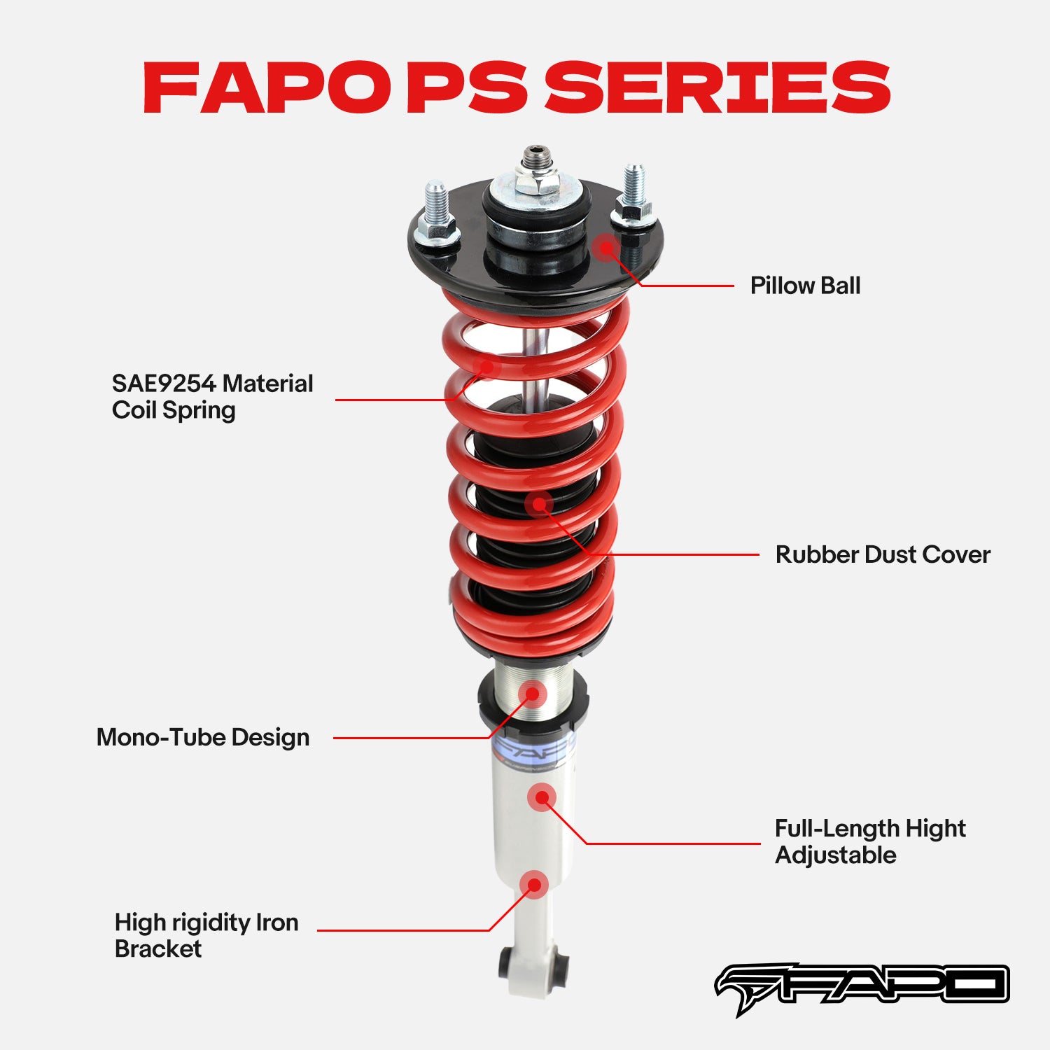 Coilover for Honda Accord CM 2003-2007 & Acura TSX CL9 2004-2008 PS012310
