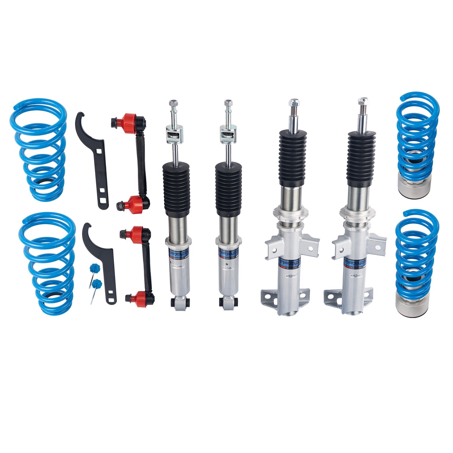 16-Level Damping Coilover For Mercedes-Benz C-Class 3rd Gen RWD W204/S204 2007-2014 PS056420