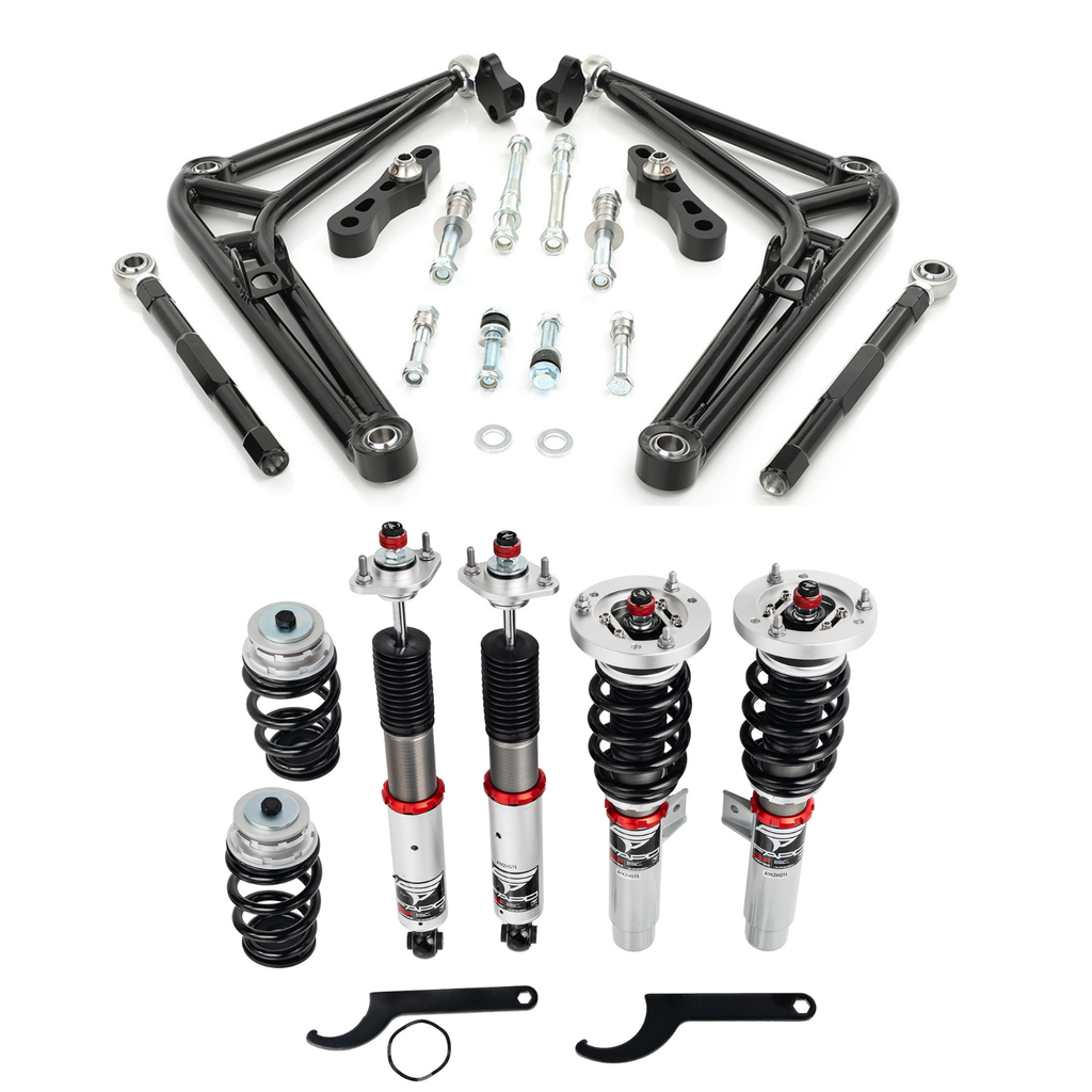 32 level damping coilover & Angle Kit Bundle for BMW E46(Non-M) 1997-2006 PZ006310 + PF006130
