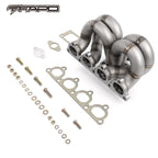 FAPO Turbo Manifold for Honda Civic del Sol CRX D15 D16 SOHC T3 38mm SCHEDULE40