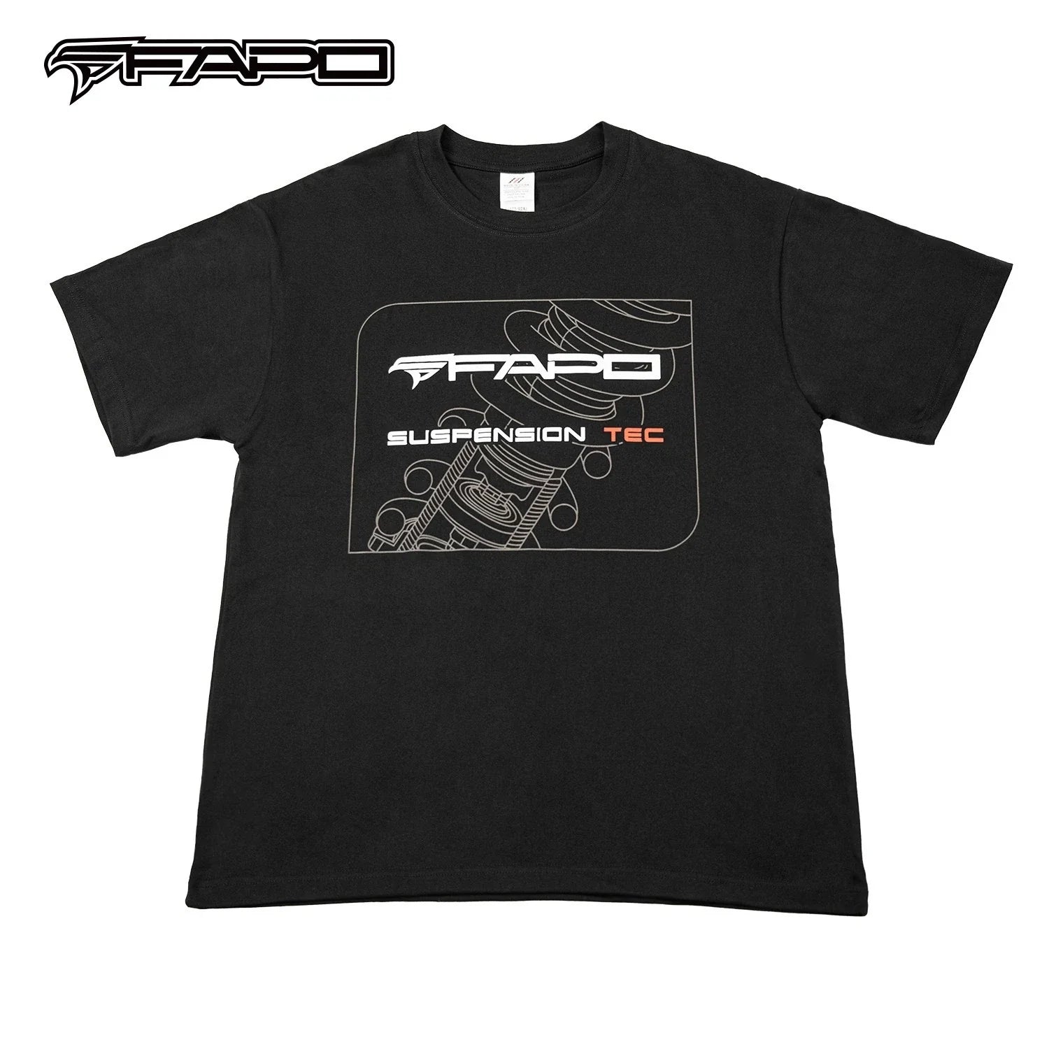 Official FAPO MOTO Adult Black T-Shirt