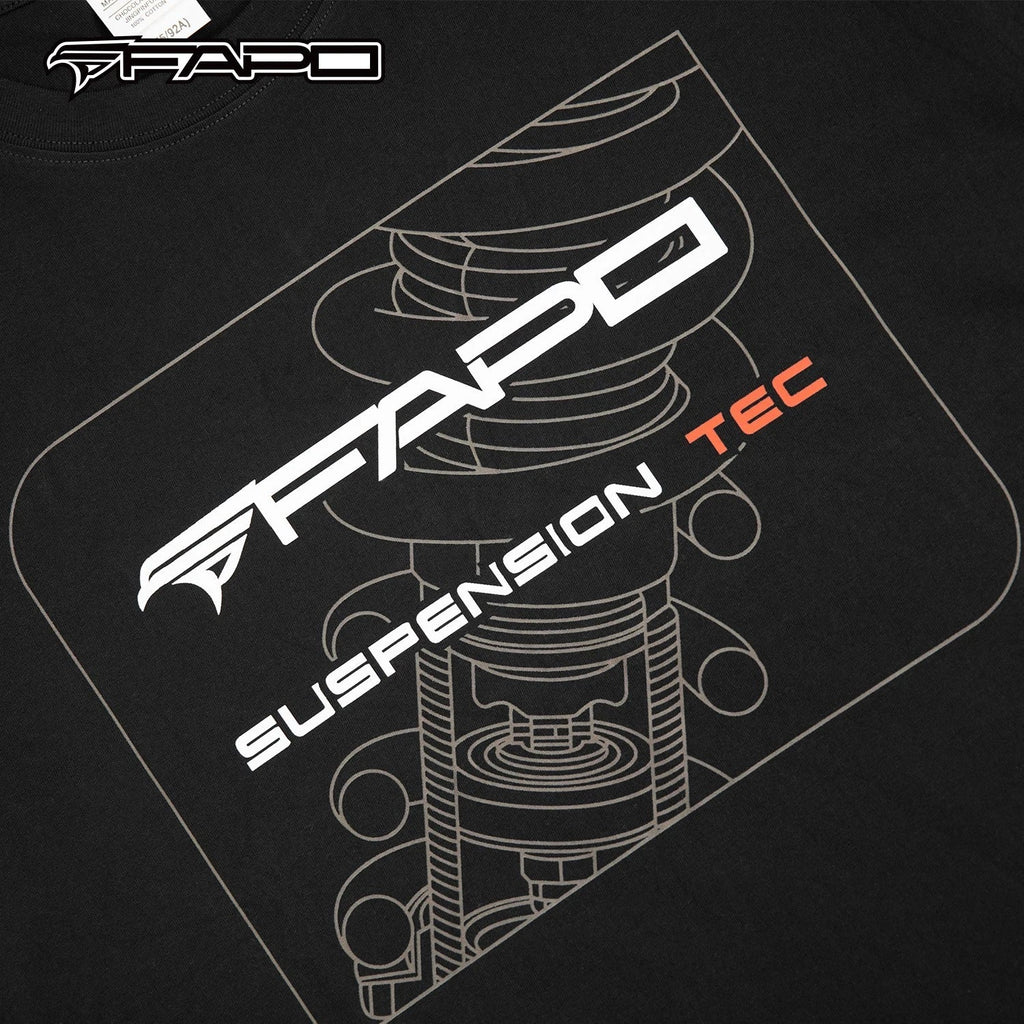 Official FAPO MOTO Adult Black T-Shirt