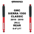 P1 Off-road Rear shock for CHEVROLET SILVERADO 1500 2007-2021 GMC SIERRA 1500 2007 - 2021 CHEVYROLET SILVERADO 1500 CLASSIC 2019-2019 GMC SIERRA 1500 CLASSIC 2019-2019 0-4 in lift PA162010