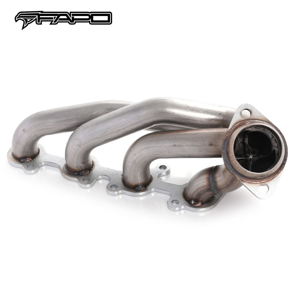 FAPO Shorty Headers for Ford F-150 11-14 5.0L V8 1-5/8  EXHAUST MANIFOLD 409SS