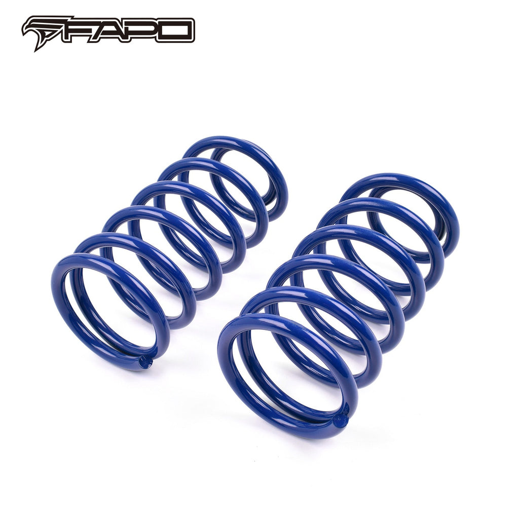 Lowering Springs compatible with Ford Mustang 1979-2004 1.5 F/1.5 R V6 V8 GT BLUE 1.5in  Drop Suspension FL017110