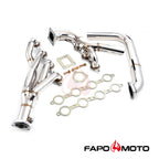 Single Turbo Headers for LSX LS2 T4 Top Mount Swap Crossover with 44mm WG FE640130