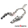 FAPO Long Tube Headers Manifolds for 03-06 Mercedes AMG E55 CLS55 M113 X-Pipe FE635110