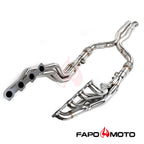 FAPO Long Tube Headers Manifolds for 03-06 Mercedes AMG E55 CLS55 M113 X-Pipe FE635110