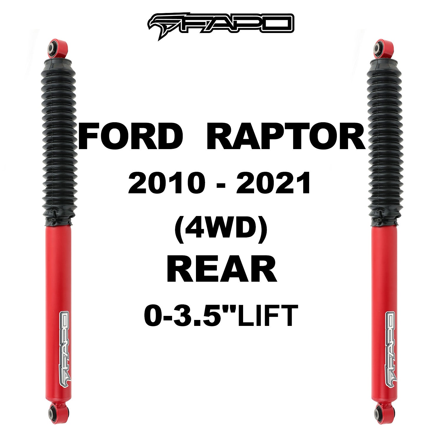 P1 Off-road Rear Shock for FORD F-150 2004-2021  0-3.5 in lift PA267110