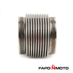 2.5 ID T304 SS EXHAUST FLEX BELLOWS 2.55 Long Flex Joint Pipe ULTRA STRONG FE902510