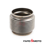 2.5 ID T304 SS EXHAUST FLEX BELLOWS 2.55 Long Flex Joint Pipe ULTRA STRONG FE902510
