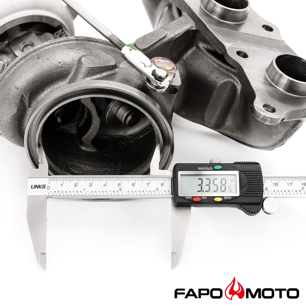 FAPO 500HP Twin Turbos TD03 for BMW N54 535i 135i Z4 X6 740i E60 E82 E89 F71 F01 OE design