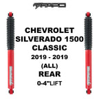 P1 Off-road Rear shock for CHEVROLET SILVERADO 1500 2007-2021 GMC SIERRA 1500 2007 - 2021 CHEVYROLET SILVERADO 1500 CLASSIC 2019-2019 GMC SIERRA 1500 CLASSIC 2019-2019 0-4 in lift PA162010