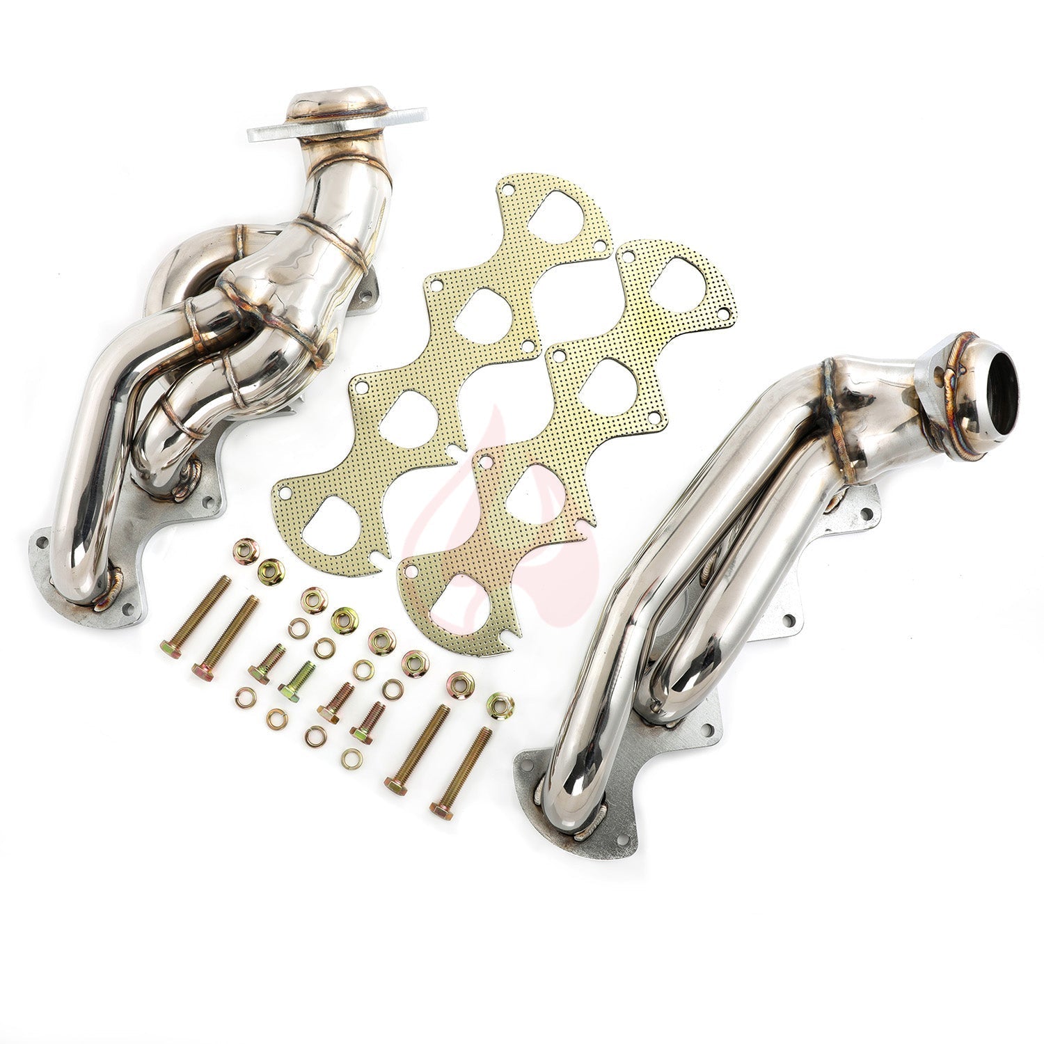 FAPO Shorty Headers for 04-10 Ford F150 XL XLT FX4 Lariat King Ranch 5.4L 330 V8 FE696510