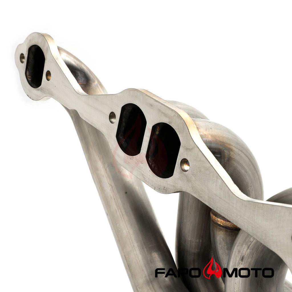 FAPO Turbo Headers for Chevy Chevelle Malibu El Camino A-body Small Block V8 El Camino Impala Bel Air Camaro Nova FE640150