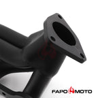 Shorty Headers compatible with 02-13 Silverado Sierra 1500 2500 Tahoe Yukon Suburban Escalade BLACK V8 304 Stainless FE696130