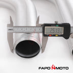 2.5in  63mm Turbo Intercooler Pipe Kit Aluminum Polished Hose Clamp DIY black Universal FE559210