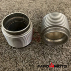 Universal 2  ID T304 SS EXHAUST FLEX BELLOWS 2.55  Long Flex Joint Pipe ULTRA STRONG FE902010