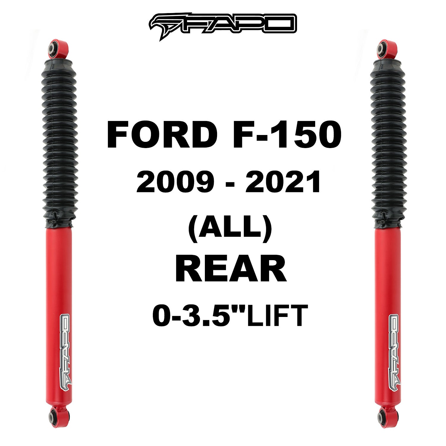 P1 Off-road Rear Shock for FORD F-150 2004-2021  0-3.5 in lift PA267110