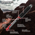 FAPO Rear 0-3.5 in Lift Shocks for 2009-2021 Ford F-150 Raptor PA467110